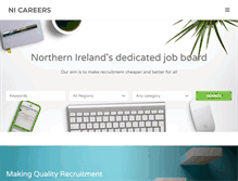 Tablet Screenshot of nicareers.com